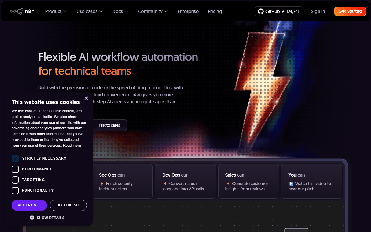 Interface de n8n — L'automatisation open source pour les PME qui veulent garder le contrôle total
